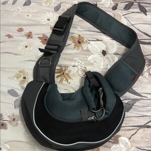 Men's Gray Mesh Sling Belt Bag - Comfortable Crossbody Carry